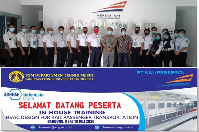 HVAC Design for Rail Passenger Transportation, Bandung 6-10 Juli 2020