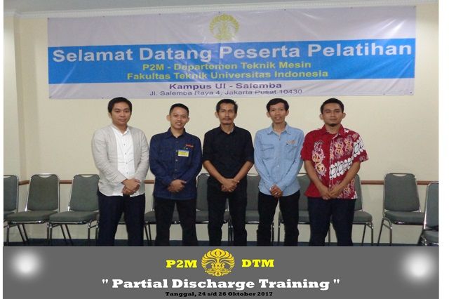 Partial Discharge Training, 24 s/d 26 Oktober 2017
